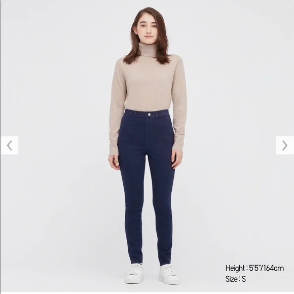 Ladies Jeans Uniqlo Ultra Stretch High Rise Ankle Jeans Uniqlo